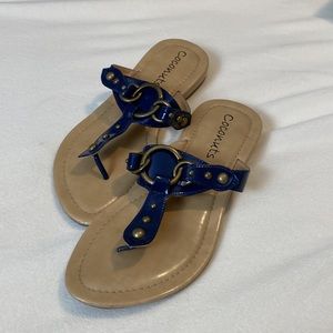 Navy TStrap Sandal